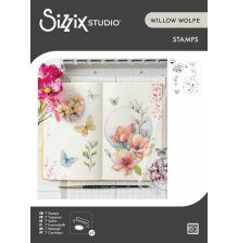 Sizzix Studio Clear Stamp Set by Willow Wolfe - Magnolia