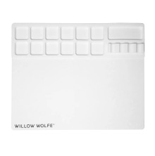 Sizzix Studio Media Mat With Palette &amp; Brush Holder by Willow Wolfe