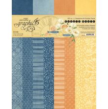 Graphic 45 Patterns &amp; Solids Collection Pack 8.5X11 - Scenic Route