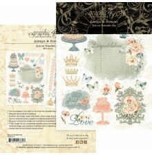 Graphic 45 Rub-On Transfers - Always &amp; Forever