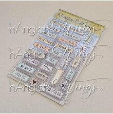 h�nglar &amp; Wings Clear Stamps - Ruttexter