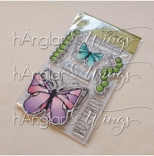 h�nglar &amp; Wings Clear Stamps - Larvigt