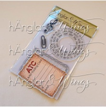 h�nglar &amp; Wings Clear Stamps - ATC Almanacka