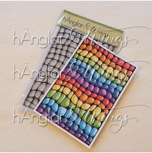 h�nglar &amp; Wings Clear Stamps - Bubbelbakgrund