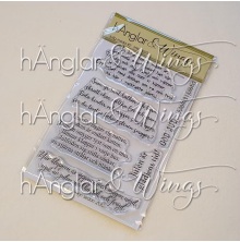 h�nglar &amp; Wings Clear Stamps - Julig insida #2