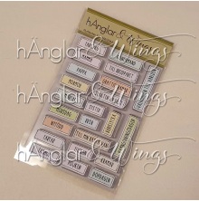 h�nglar &amp; Wings Clear Stamps - Ruttexter #3