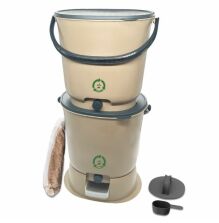 Bokashi Essential cappuccino - 2 kranhinkar med bas + 1 kg svenskt bokashistr�