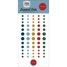 Carta Bella Adhesive Enamel Dots 60/Pkg - Cars