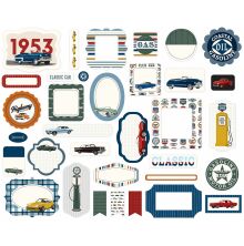 Carta Bella Cardstock Die-Cuts 34/Pkg - Cars Icons