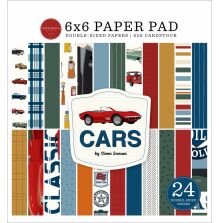 Carta Bella Double-Sided Paper Pad 6X6 - Cars