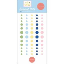Carta Bella Adhesive Enamel Dots 60/Pkg - Lemonade