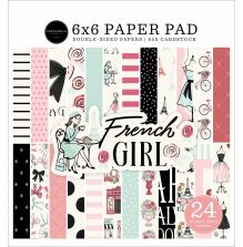 Carta Bella Double-Sided Paper Pad 6X6 - French Girl