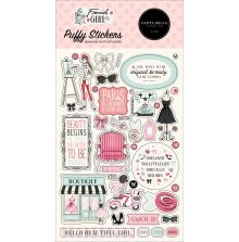 Carta Bella Puffy Stickers - French Girl