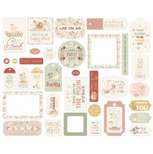 Carta Bella Cardstock Die-Cuts 34/Pkg - Silly Goose Frames &amp; Tags