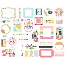Echo Park Cardstock Die-Cuts 34/Pkg - Craft Room Icons