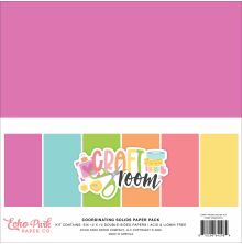 Echo Park Solids Collection Kit 12X12 - Craft Room
