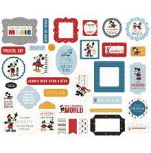Echo Park Cardstock Die-Cuts 34/Pkg - Mouse And Me Icons