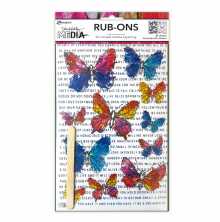 Dina Wakley Media Rub-Ons - Flutters