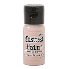 Tim Holtz Distress Paint Flip Top 29ml - Tattered Rose