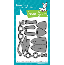 Lawn Fawn Dies - Build-A-Critter Graduation Accessories LF4088