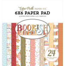 Echo Park Double-Sided Paper Pad 6X6 - Bookish