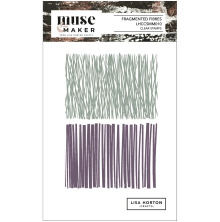 Lisa Horton Crafts Muse &amp; Maker A6 Clear Stamp Set - Fragmented Fibres
