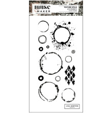 Lisa Horton Crafts Muse &amp; Maker DL Clear Stamp Set - Texture Spills