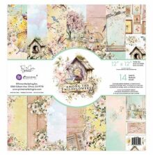 Prima Double-Sided Paper Pad 12X12 14/Pkg - Among the Wildflowers