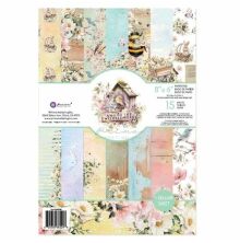 Prima Double-Sided Paper Pad 6X8 15/Pkg - Among the Wildflowers