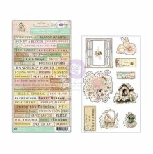 Prima Chipboard Stickers 59/Pkg - Among the Wildflowers