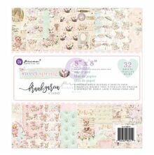Prima Frank Garcia Double-Sided Paper Pad 8X8 32/Pkg - Sweet Spring