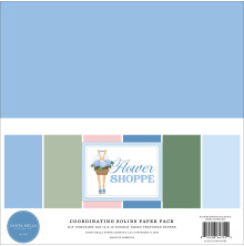 Carta Bella Solids Collection Kit 12X12 - Flower Shoppe Solids
