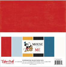Echo Park Solids Collection Kit 12X12 - Mouse And Me Solids