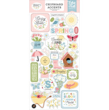 Echo Park Chipboard Stickers 6X13 - In Full Bloom Accents