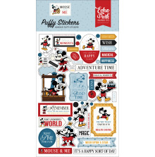 Echo Park Puffy Stickers - Mouse And Me