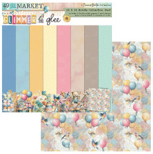 49 And Market Solid Collection Pack 12X12 - Glimmer And Glee Solids