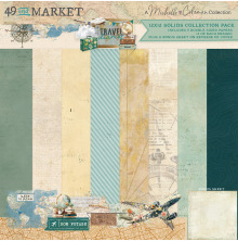 49 And Market Solid Collection Pack 12X12 - Travel Diaries Solids