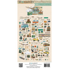 49 And Market Laser Cut Outs - Travel Diaries Elements
