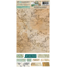 49 And Market Washi Tape Sheets - Travel Diaries