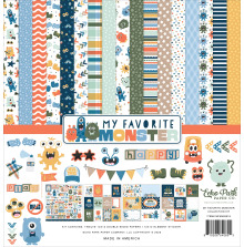 Echo Park Collection Kit 12X12 - My Favorite Monster