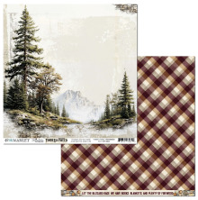 49 And Market Timber &amp; Tweed Cardstock 12X12 - Pine Needles