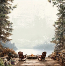 49 And Market Timber &amp; Tweed Cardstock 12X12 - Scenic View