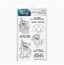 Simon Hurley create. Clear Stamps 4X6 - Snappy Birthday