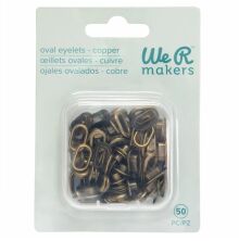 We R Makers Crop-A-Dile Oval Eyelets 50/Pkg - Copper