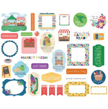 Echo Park Cardstock Die-Cuts 33/Pkg - Freshly Picked Icons