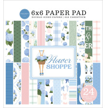 Carta Bella Double-Sided Paper Pad 6X6 - Flower Shoppe