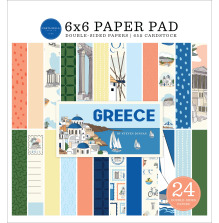 Carta Bella Double-Sided Paper Pad 6X6 - Greece