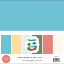 Carta Bella Solids Collection Kit 12X12 - Hawaii Solids