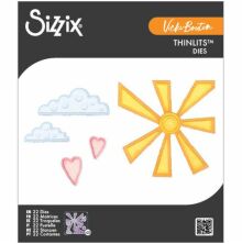 Sizzix Thinlits Die Set by Vicki Boutin - Sunny Days 667163
