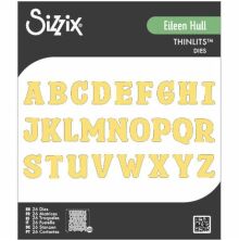 Sizzix Thinlits Die Set - Nora Alphabet 667065